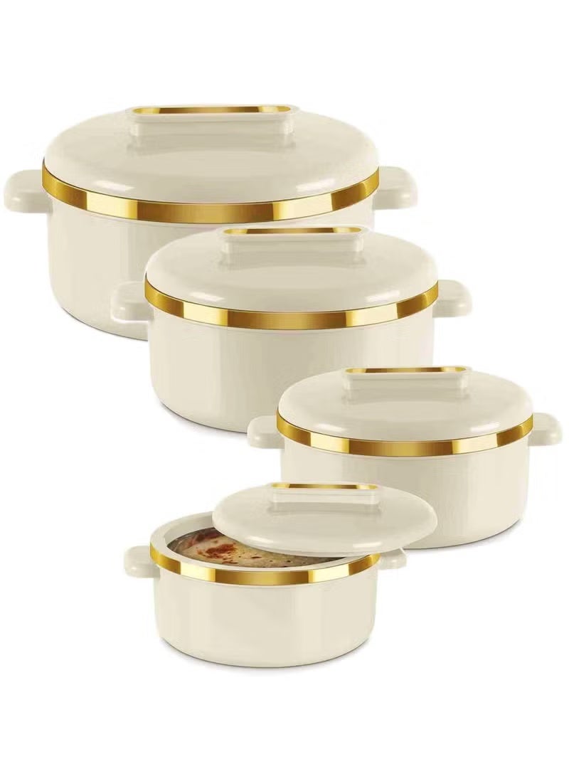 ميلتون طقم حافظات طعام حرارية – 4 قطع بأحجام 500، 1000، 1500، و2500 مل | يحافظ على الطعام ساخنًا ولذيذًا دائمًا - Image 1